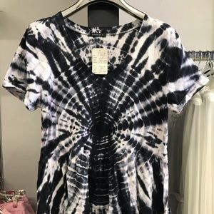 Black & White Tye Dye Top